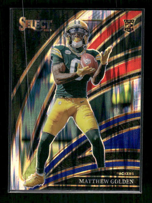Matthew Golden - 2025 Select Football - Club Red & Blue Shock - Rookie