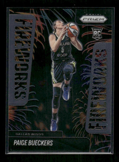 Paige Bueckers - 2025 Prizm WNBA - Fireworks - Rookie