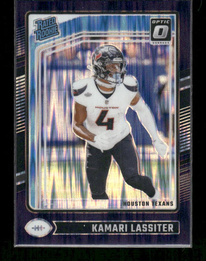 Kamari Lassiter - 2024 Donruss Optic - Purple Shock - Rated Rookie