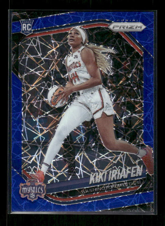 Kiki Iriafen - 2025 Prizm WNBA - Blue Velocity - Rookie