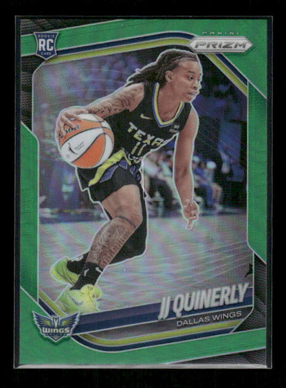 JJ Quinerly - 2025 Prizm WNBA - Green Prizm - Rookie