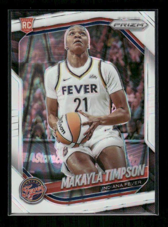 Makayla Timpson - 2025 Prizm WNBA - White Seismic - Rookie