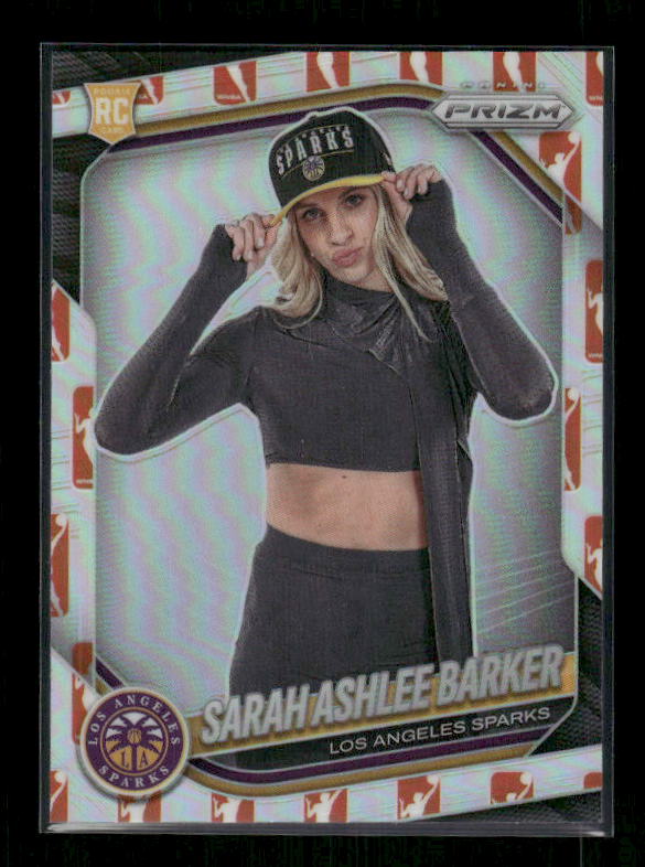 Sarah Ashlee Barker - 2025 Prizm WNBA - WNBA Logo Prizm - Rookie Variation