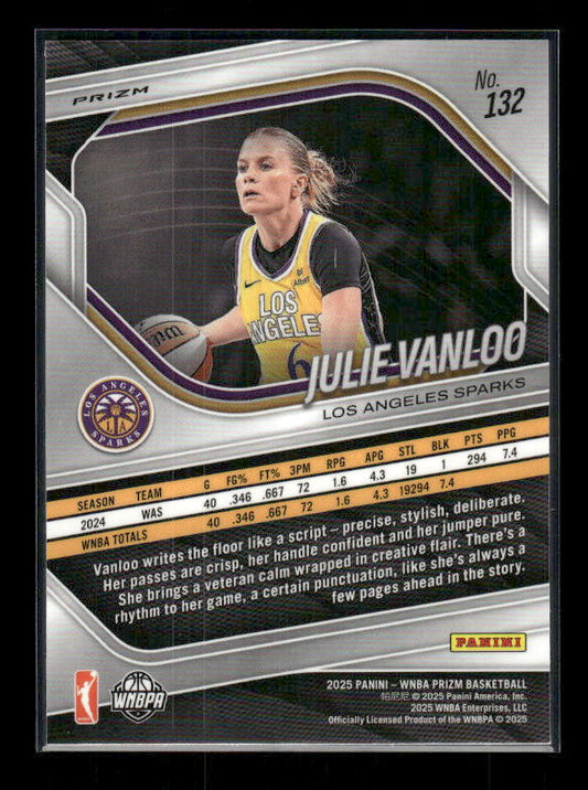 Julie Vanloo - 2025 Prizm WNBA - Ice Prizm