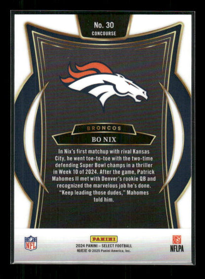 Bo Nix - 2024 Select Football - Rookie