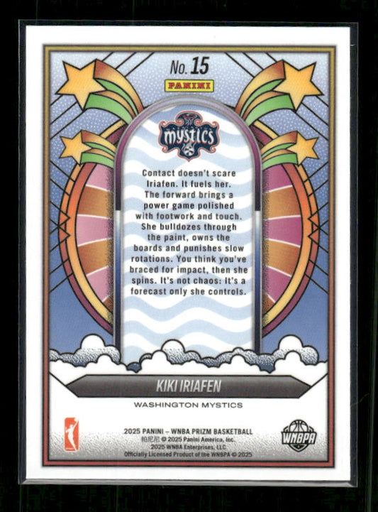 Kiki Iriafen - 2025 Prizm WNBA - Groovy - Rookie