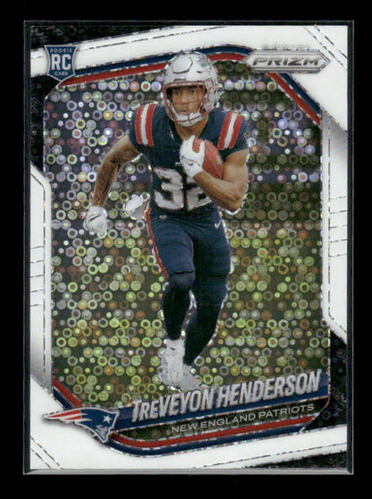 TreVeyon Henderson - 2025 Prizm Football - White Disco - Rookie