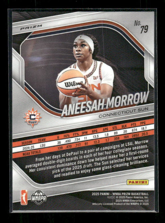 Aneesah Morrow - 2025 Prizm WNBA - Green Prizm - Rookie