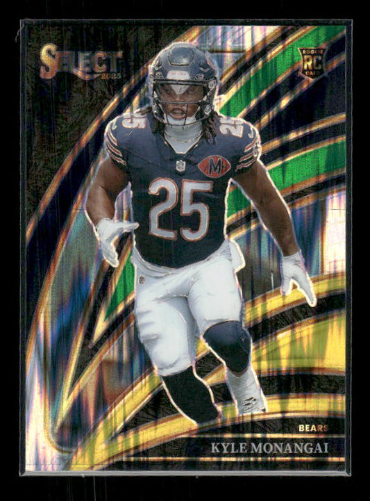 Kyle Monangai - 2025 Select Football - Club Level Green & Yellow Shock - Rookie