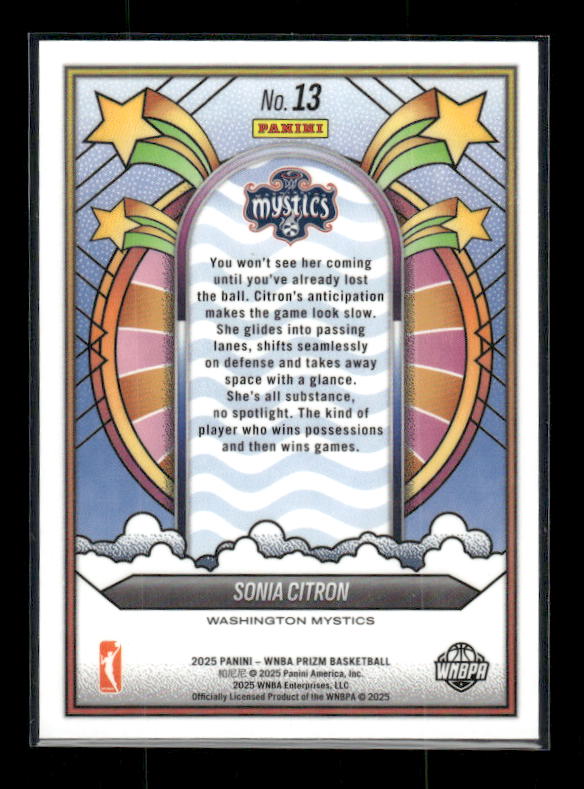 Sonia Citron - 2025 Prizm WNBA - Groovy - Rookie