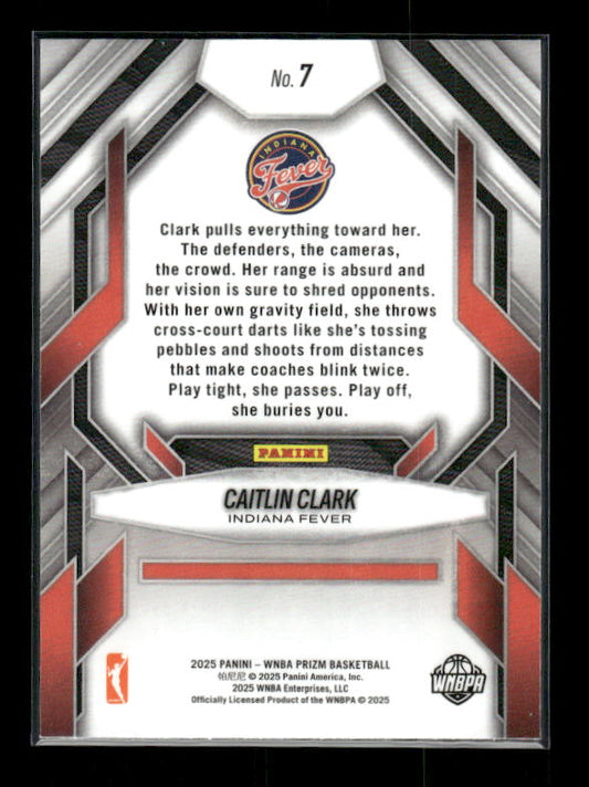 Caitlin Clark - 2025 Prizm WNBA - Fearless