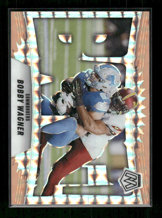 Bobby Wagner - 2025 Mosaic Football - Orange Fluorescent Bang!