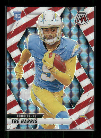 Tre Harris - 2025 Mosaic Football - Red White Stripe - Rookie