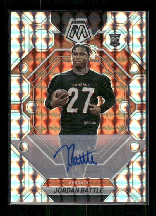 Jordan Battle - 2023 Mosaic Football - Mosaic Prizm Auto