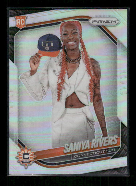 Saniya Rivers - 2025 Prizm WNBA - Silver Prizm - Rookie Variation