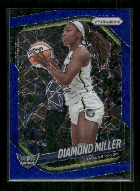 Diamond Miller - 2025 Prizm WNBA - Blue Velocity
