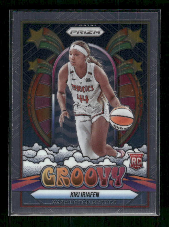 Kiki Iriafen - 2025 Prizm WNBA - Groovy - Rookie