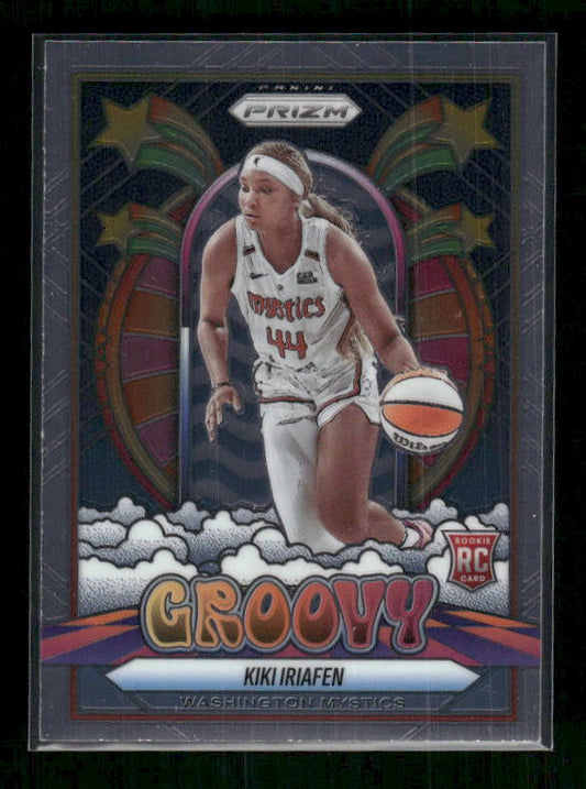 Kiki Iriafen - 2025 Prizm WNBA - Groovy - Rookie