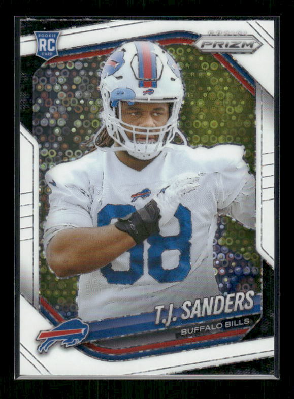 T.J. Sanders - 2025 Prizm Football - White Disco - Rookie