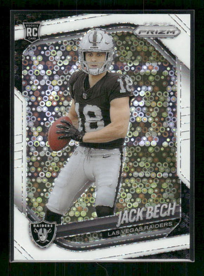 Jack Bech - 2025 Prizm Football - White Disco - Rookie