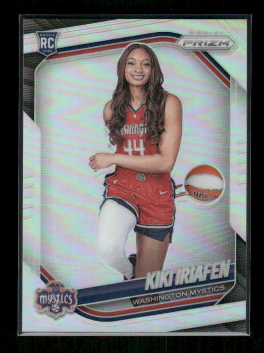 Kiki Iriafen - 2025 Prizm WNBA - Silver Prizm - Rookie Variation