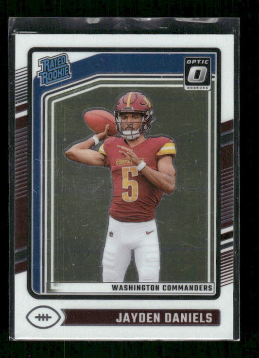 Jayden Daniels - 2024 Donruss Optic Football - Rated Rookie