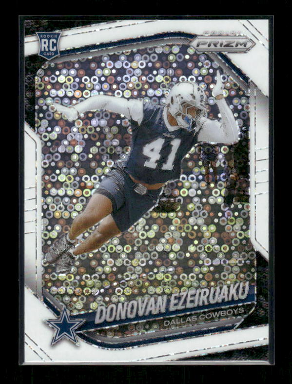 Donovan Ezeiruaku - 2025 Prizm Football - White Disco - Rookie