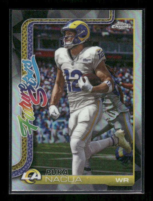 Puka Nacua - 2025 Topps Chrome Football - Future Stars Refractor