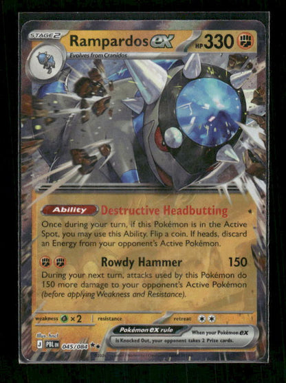 Rampardos ex 2026 Mega Evolution: Pitch Black #45/84 Double Rare