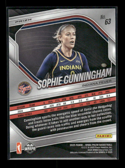 Sophie Cunningham - 2025 Prizm WNBA - Orange Velocity