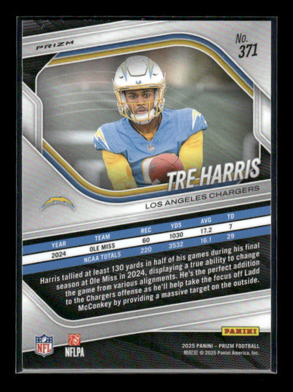 Tre Harris - 2025 Prizm Football - White Disco - Rookie