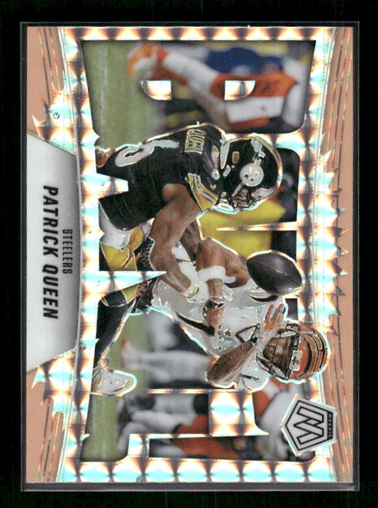 Patrick Queen - 2025 Mosaic Football - Orange Fluorescent Bang!