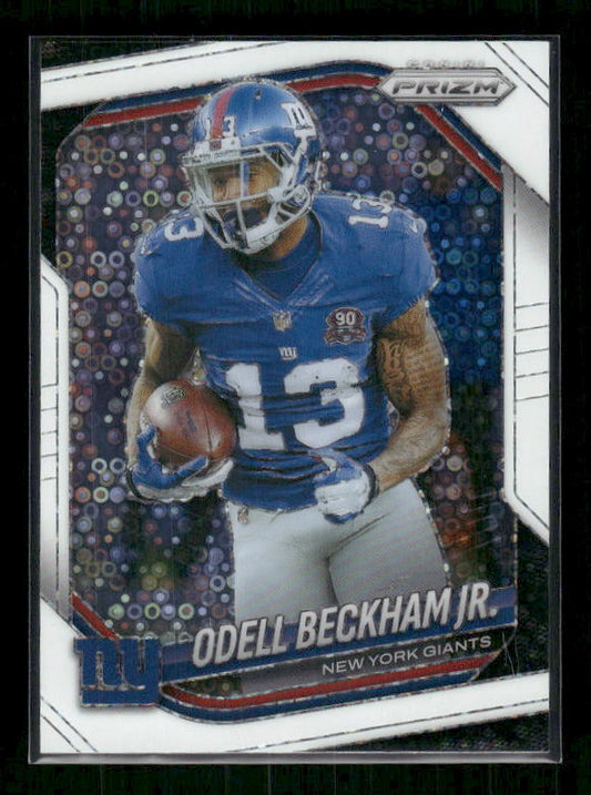 Odell Beckham Jr. - 2025 Prizm Football - White Disco