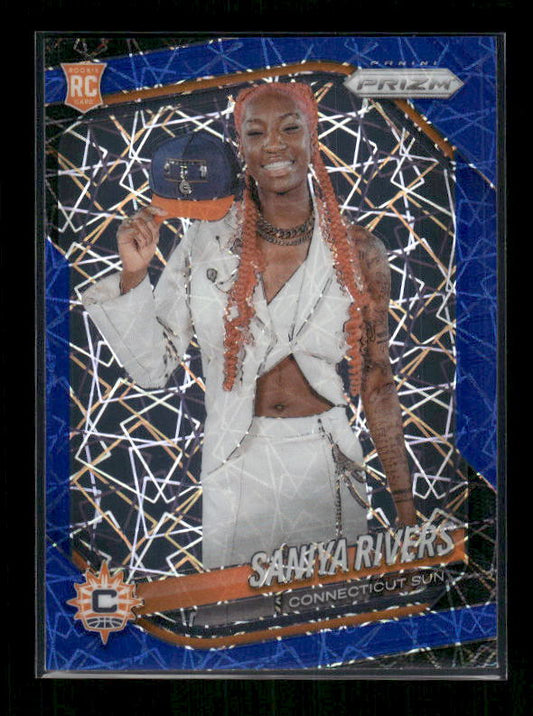 Saniya Rivers - 2025 Prizm WNBA - Blue Velocity - Rookie