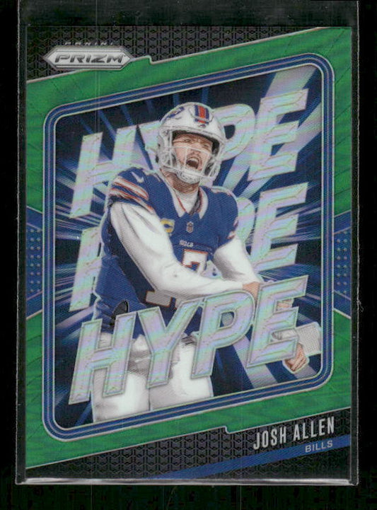 Josh Allen - 2024 Panini Prizm Football - Green Hype