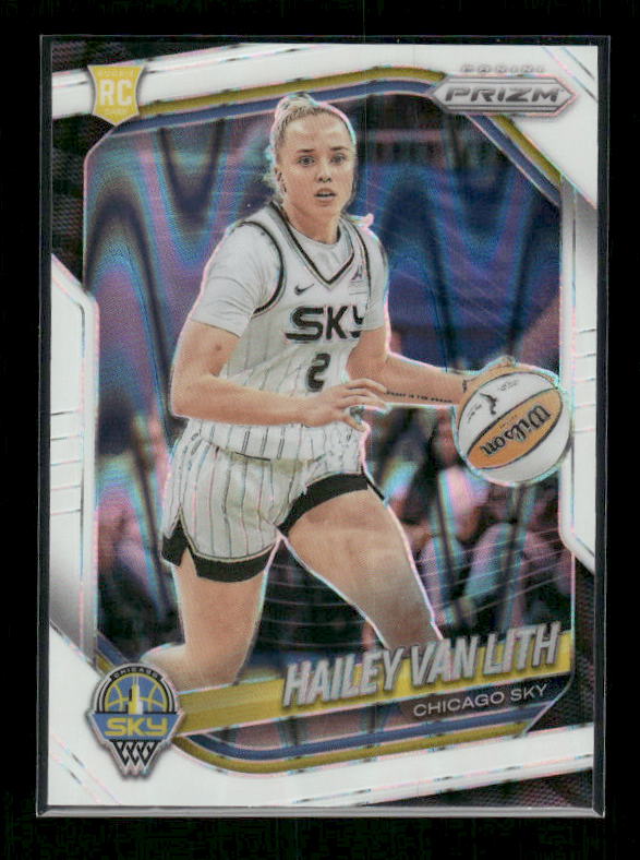 Hailey Van Lith - 2025 Prizm WNBA - White Seismic - Rookie