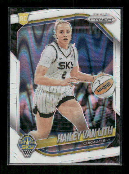 Hailey Van Lith - 2025 Prizm WNBA - White Seismic - Rookie