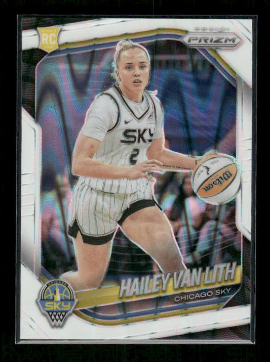 Hailey Van Lith - 2025 Prizm WNBA - White Seismic - Rookie