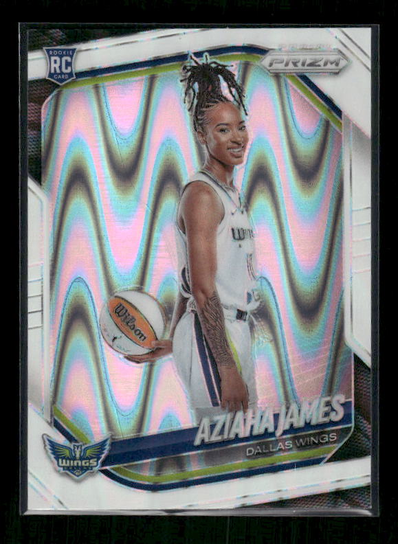 Aziaha James - 2025 Prizm WNBA - White Seismic - Rookie Variation