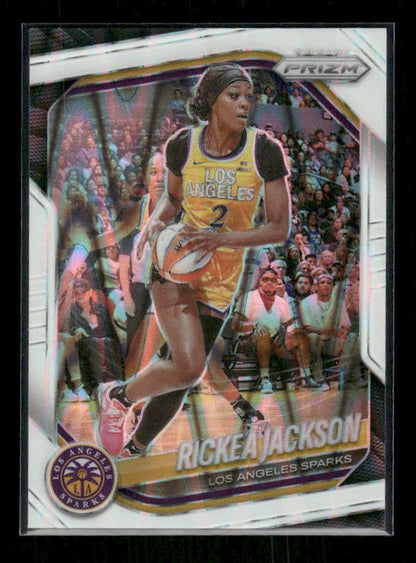 Rickea Jackson - 2025 Prizm WNBA - White Seismic
