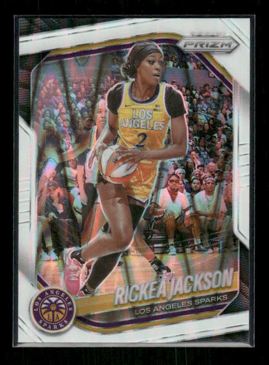 Rickea Jackson - 2025 Prizm WNBA - White Seismic