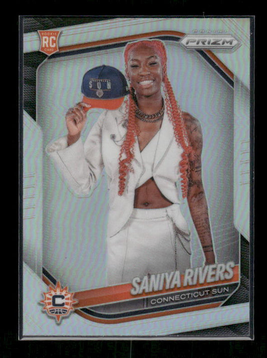 Saniya Rivers - 2025 Prizm WNBA - Silver Prizm - Rookie Variation