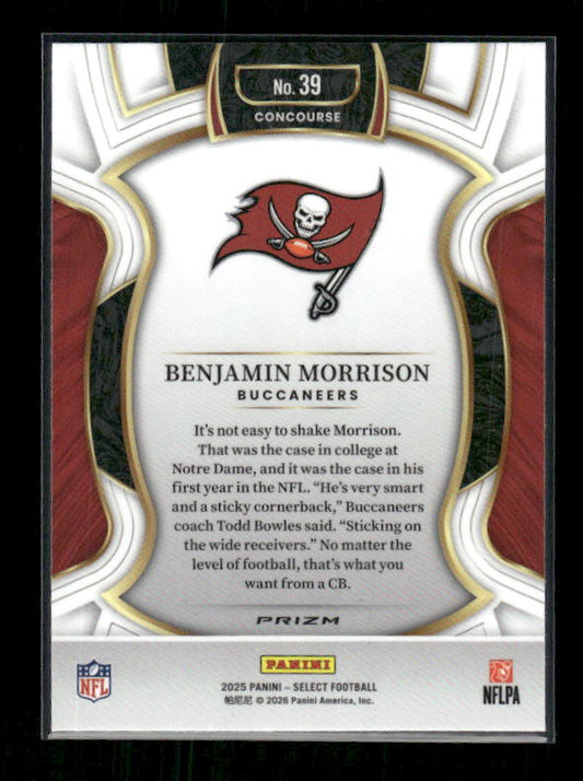 Benjamin Morrison - 2025 Select Football - Red & Blue Shock - Rookie