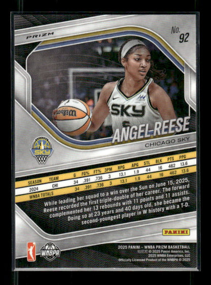 Angel Reese - 2025 Prizm WNBA - Ice Prizm