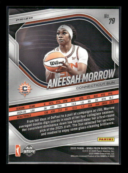 Aneesah Morrow - 2025 Prizm WNBA - White Seismic - Rookie
