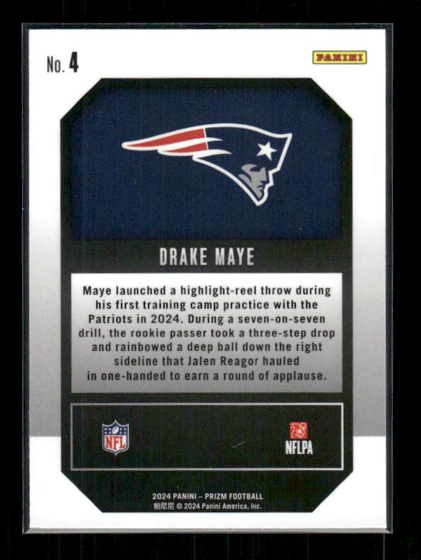 Drake Maye - 2024 Panini Prizm - Emergent - Rookie