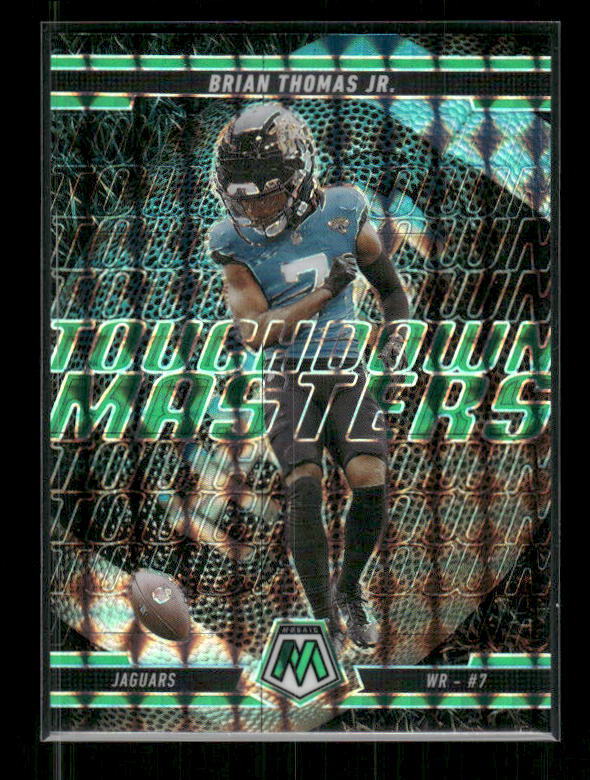 Brian Thomas Jr. - 2025 Mosaic Football - Green Mosaic Touchdown Masters