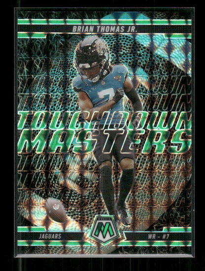 Brian Thomas Jr. - 2025 Mosaic Football - Green Mosaic Touchdown Masters