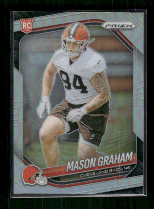 Mason Graham - 2025 Prizm Football - Silver Prizm - Rookie