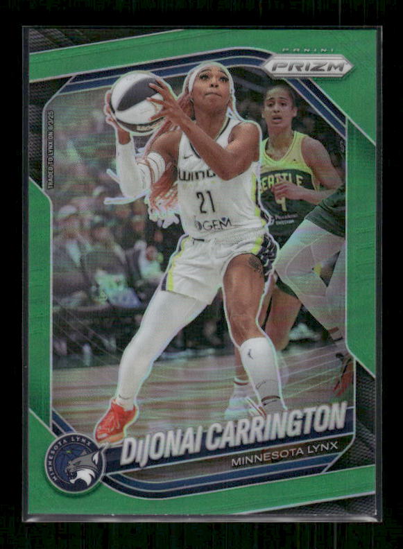DiJonai Carrington - 2025 Prizm WNBA - Green Prizm